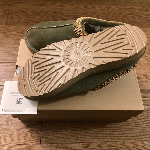 UGG TASMAN BURNT OLIVE SUEDE SHOES WOMEN'S SLIPPERS 5955 - Picture 4 of 7